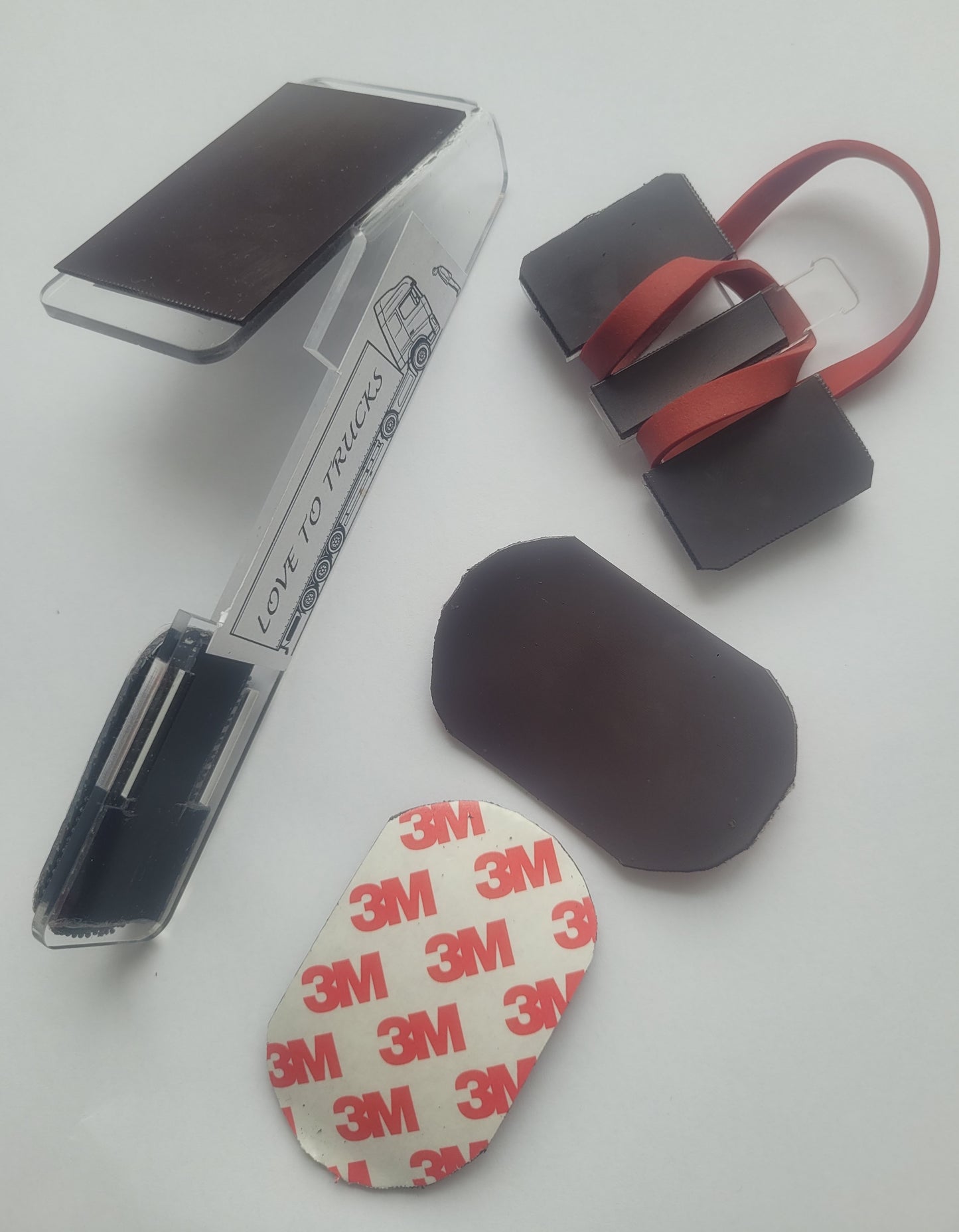 Rideremote - set for trucks and delivery vans. Device plus support device mounts